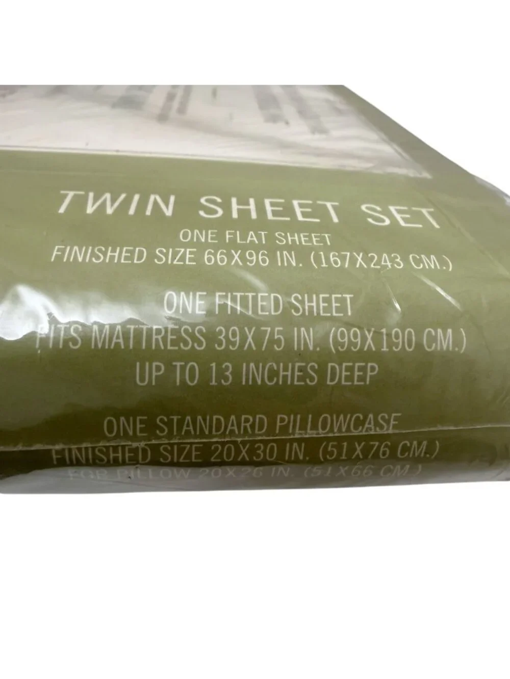Wamsutta Twin Bed Sheet Set 3 pc Cottage Floral Cotton Blend Percale NEW
